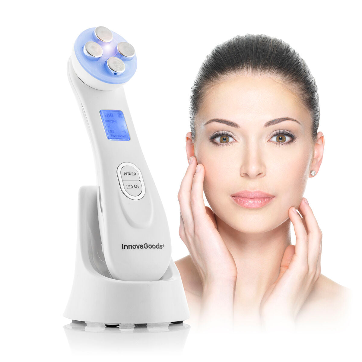 Facial Massager with Radiofrequency, Phototherapy and Electrostimulation InnovaGoods